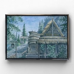 skyrim print| skyrim poster| skyrim art| the elder scrolls art| video game art| gift for gamer| fantasy art| wall decor