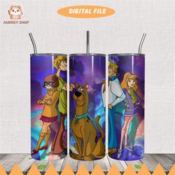 scooby doo characters galaxy tumbler png