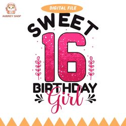 sweet 16 birthday girl shirt, cute sixteenth birthday tshirt for daughter, funny birthday girl turning 16 design