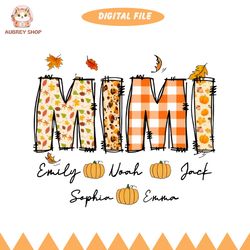 personalization mimi png, pumpkin season png, thanksgiving png, thankful mama png