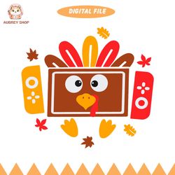 boys turkey gaming svg, thanksgiving turkey svg, boys thanksgiving svg, funny gamer thanksgiving svg