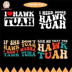 funny viral hawk tuah tshirt designs svg