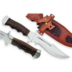 beautiful bowie knife with d2 steel