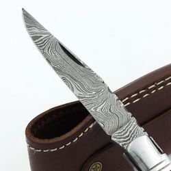 damascus steel folding knife