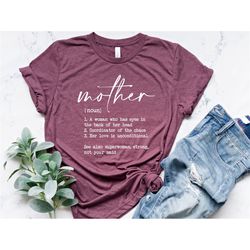 mother definition shirt, mother's day gift, cool mom gifts, cute mom shirt, minimalist design, gift for wife, mothers da