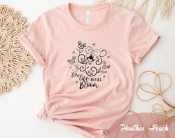 live life in full bloom t-shirt, spring shirt, hello spring shirt, cute and wildflowers shirt, spring season shirt, spri