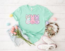 easter bunny peeps shirt, easter shirt, cute easter gift, kids easter toddler, peeps shirt, gift for easter, bunny tee,c