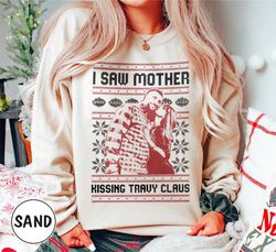 i saw mother kissing travis kelce christmas sweatshirts, vintage kelce kansas city football, kelce shirt, kansas city fo