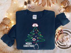 nurse christmas sweatshirt, doctor christmas sweater, nurse christmas gift, medical christmas sweatshirt, nurse shirt, h