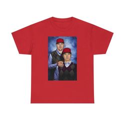 shohei ohtani mike trout  los angeles angels step bros funny shirt christmas gift fathers day unisex heavy cotton tee