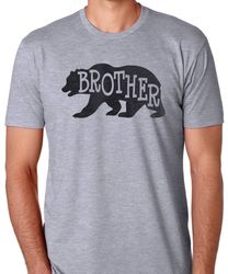 big brother shirt, brother bear, funny shirt men - brother shirt brother gift tee bear t-shirt brother birthday