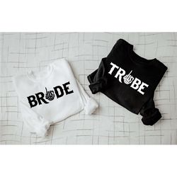 Bride Tribe  Sweatshirt, Bachelorette Party Shirts, Halloween Bachelorette Sweater, Bridesmaid Shirts, Bridesmaid Group