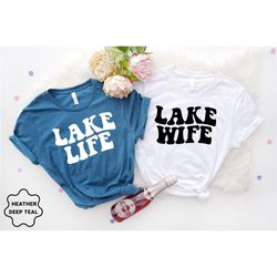 Lake Life Lake Wife Bachelorette Party Shirt, Retro Bach Shirts, Lake House Party, Bachelorette T-Shirt, Bridesmaid Tee,