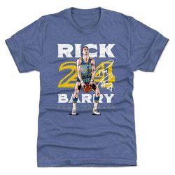 rick barry men's premium t-shirt - golden state throwbacks rick barry free throw wht