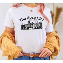 oregon shirt, pacific northwest tshirt, portland shirt, city of rose shirt pacific northwest tee- unisex super soft and