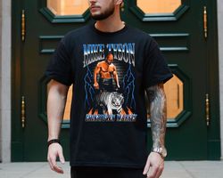 iron mike tyson boxing t-shirt, mike tyson tiger tee, boxing tee mike tyson graphic tee for men, iron mike tyson graphic