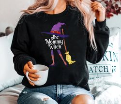 the mommy witch t-shirt, witch sweatshirt, vintage witches hoodie, halloween mommy sweatshirt, witchy mom shirt, hallowe