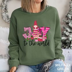 joy to the world sweatshirt, christmas sweatshirt, joy sweatshirt, gift for christmas, peace sweatshirt, christmas gift