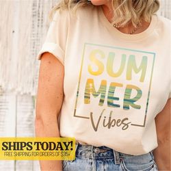 summer vibes shirts, boho shirts, beach shirts, summer shirt, birthday gift, girl friends, shirt for women, mother&39s d