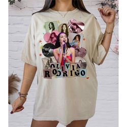 olivia rodrigo unisex tshirt sweatshirt, olivia r 2024 world tour guts t-shirt