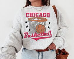 chicago bull, vintage chicago bull sweatshirt \ t-shirt, chicago basketball shirt, bulls shirt, basketball fan shirt, re