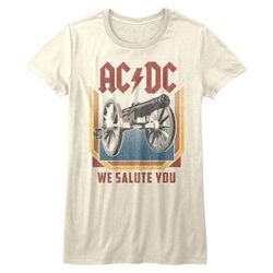 acdc we salute you rock and roll music ladies shirt