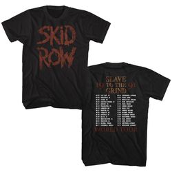 skid row slave to the grind rock and roll shirt