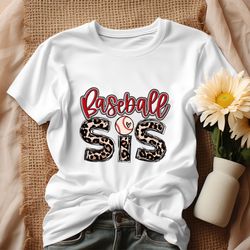 Leopard Baseball Sister Game Day Shirt