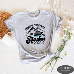 2024 alaska cruise shirt, family cruise shirt, cruise travel sweatshirt, alaska family trip sweater, matching cruise squ