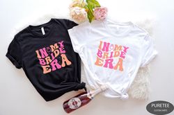 in my bride era sweatshirt, new bride engagement gift, bride crewneck sweatshirt, bridal shower gift for bride, wedding