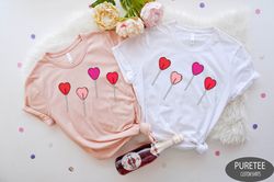 lollipop valentines design sweatshirt, valentines sweatshirt, vday sweatshirt, valentines day gift for friend, valentine