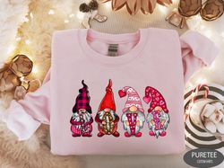 love valentine gnome valentine, heart shirt, valentine gnome sweatshirt, valentines day, valentines day sweatshirt, vale