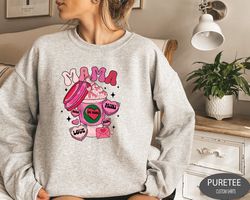 mama valentines shirt, valentines shirt, mamas girl valentines shirt, mama shirt, retro mama shirt, valentines day shirt