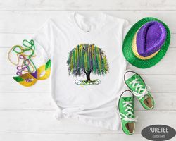 mardi gras sweatshirt, beads tree shirt, mardi gras festival tee, nola sweatshirt, bourbon street party tshirt, women ma