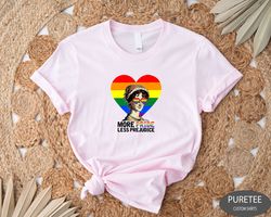 more pride less prejudice shirt, lgbtq shirt, jane austen shirt, proud ally shirt, pride month shirt, supporting lgbt pe