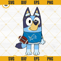 bluey detroit lions svg png dxf eps cricut - gina shop