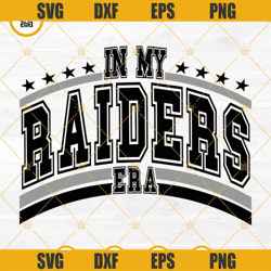 in my raiders era svg, taylor swift las vegas raiders svg, football era svg - gina shop