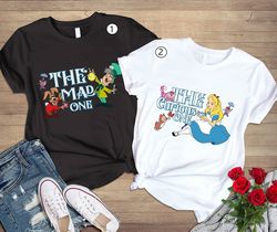alice in wonderland mad hatter shirt, alice the mad one the curious one shirt, valentines day shirts, matching couple sh