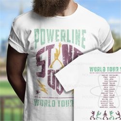 powerline world tour shirt | disney goofy movie | distressed stand out tour shirt | powerline tour dates