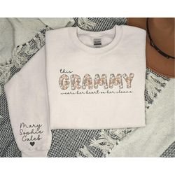 grammy sweatshirt grammy crewneck new grammy gifts personalized grammy grammy sweater grandmother gifts mothers day gift