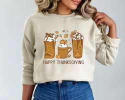 happy thanksgiving sweatshirt & hoodie, funny turkey shirts, happy turkey day sweatshirt, fall sweatshirt, thanksgiving