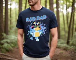 rad dad bluey shirt  retro bandit heeler shirt  fathers day tshirt  dad bluey shirt  dad shirt  bluey kids tee  bluey fa