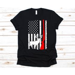 deer hunting american flag shirt, gift for male and female hunters, deer design, deer hunters shirt, deer hunting lovers