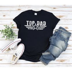 top dad shirt, dad shirt, dad gift, fathers day shirt, fathers day gift, best dad shirt, star dad tee, dad gift idea