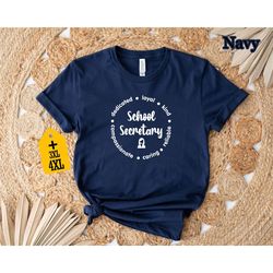 school secretary shirt, school team shirt, secretaries day shirt, school staff shirt, cute secretary shirt, secretary ap