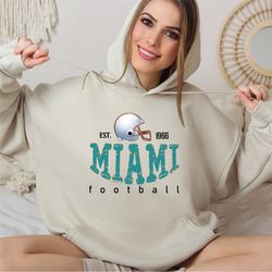 miami football shirt, football season shirt, football game day tee, fantasy football shirt, team shirt, football lovers