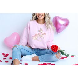valentines day stoner sweatshirt / clouds of love / smoke weed / distressed skull / valentines gift for her