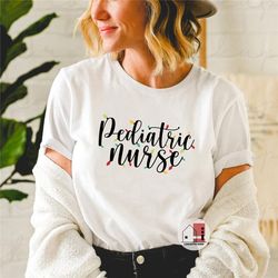 christmas pediatric nurse shirt, peds nurse tee, nursing shirt, nurse life, nurse grad gift, nurse appreciation, cute re