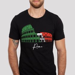 rome shirt, rome italy tshirt, colosseum rome t shirt, rome city t-shirt, travel to rome tee, europe travel shirt, souve