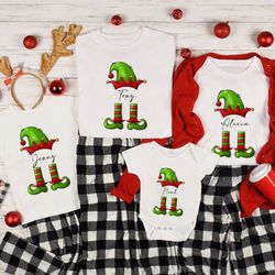 custom christmas elf shirts custom elf tshirt christmas shirt elf family shirt matching christmas shirts personalized el